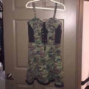 Vintage Tripp camo costume dress